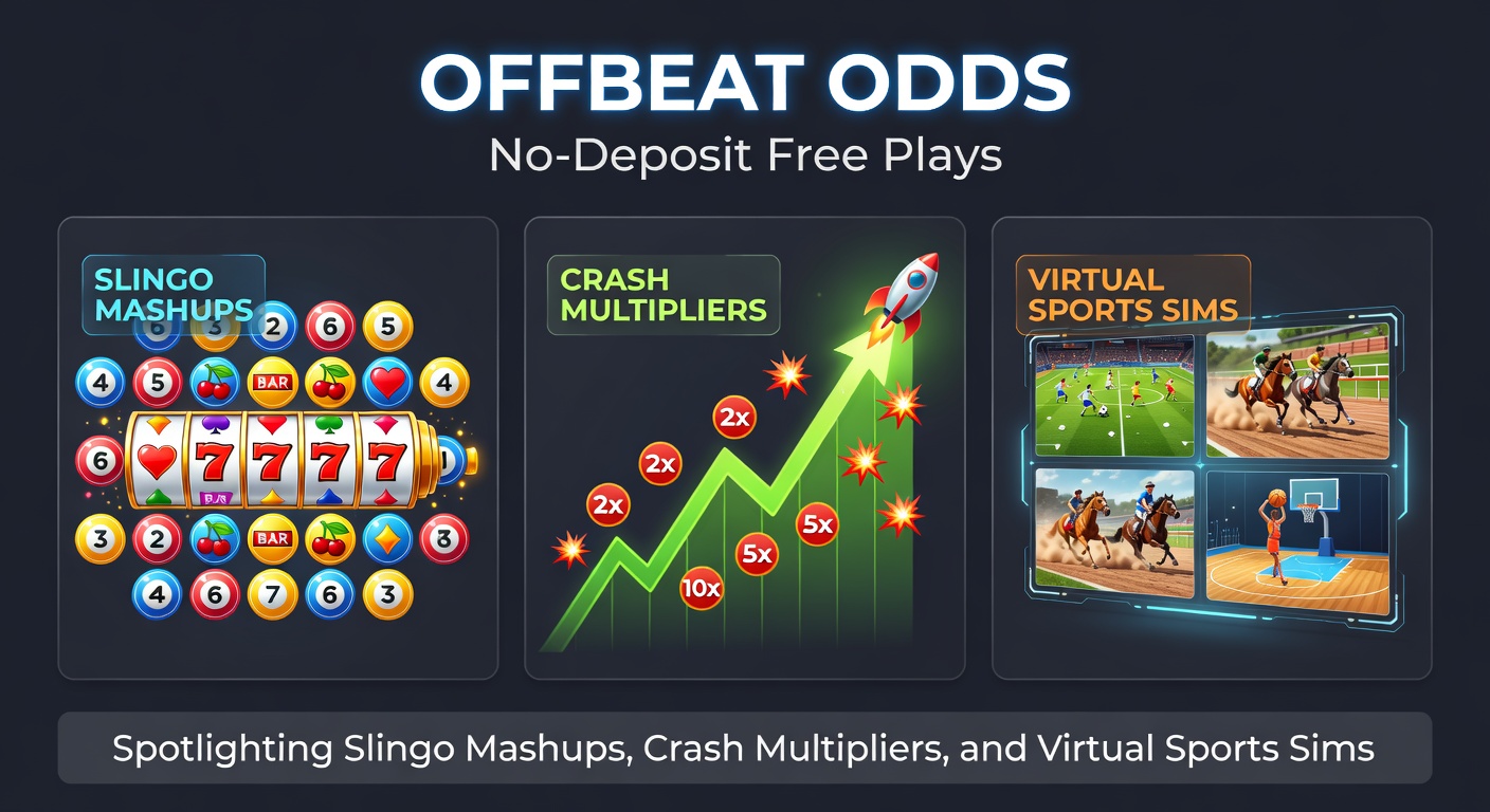 Vibrant collage showing Slingo reels blending with bingo cards, a crashing multiplier chart, and simulated soccer action on a digital field