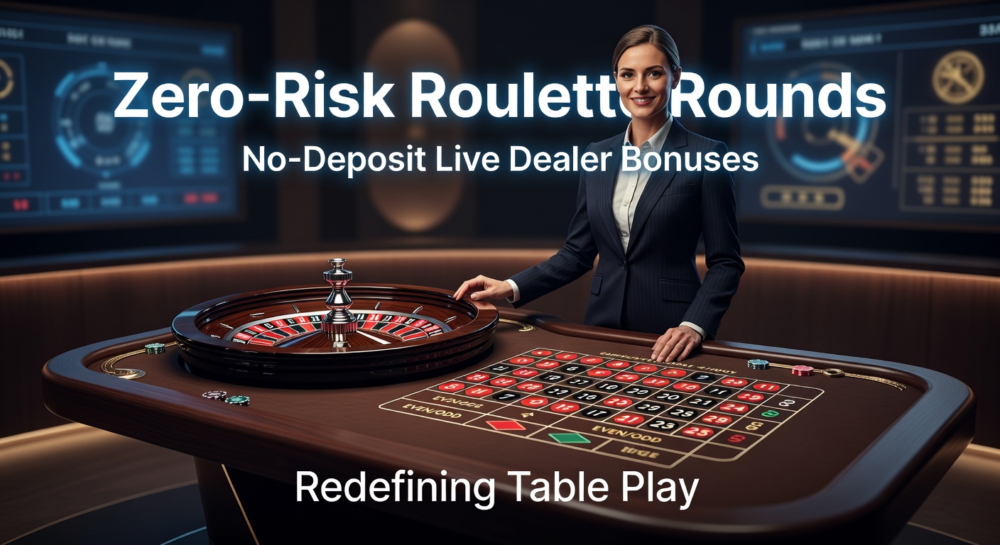 Close-up of a no-deposit bonus interface on a live roulette table, showing free bet placements and croupier interaction