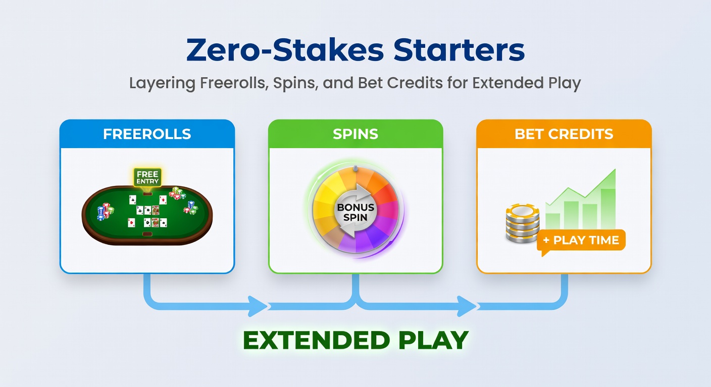 Dashboard view of a gaming session with active freeroll lobby, spinning slot reels from free spins, and open bet slip using credits during a live sports event